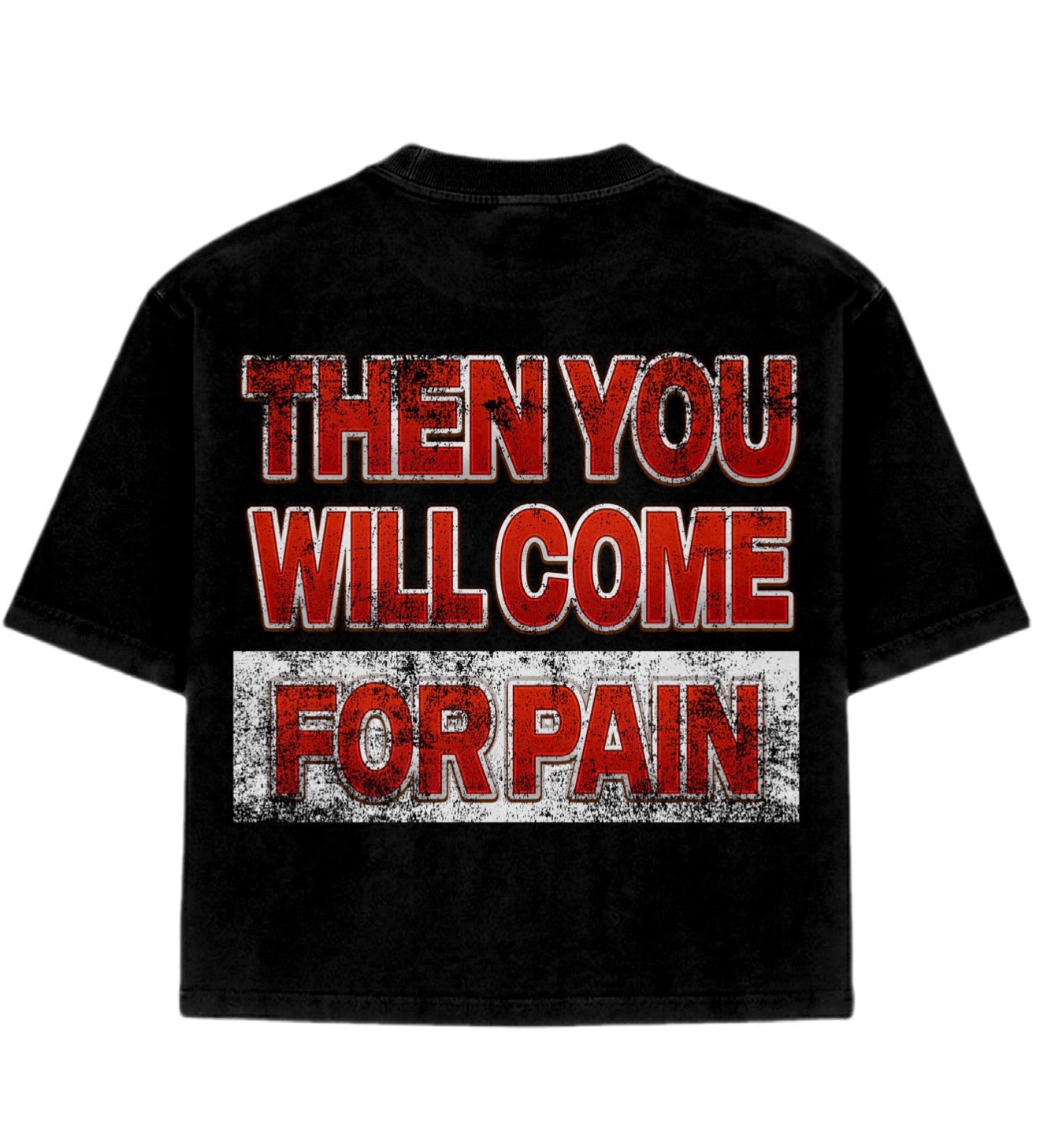 GLAZA GOD Flowers - Heavyweight Terry Oversized Tee- Black