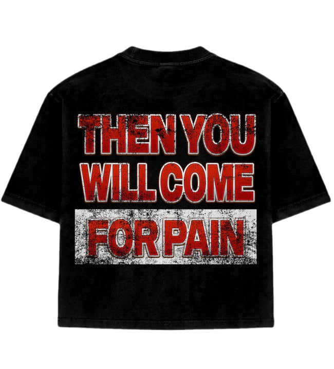 GLAZA GOD Flowers - Heavyweight Terry Oversized Tee- Black Main Image