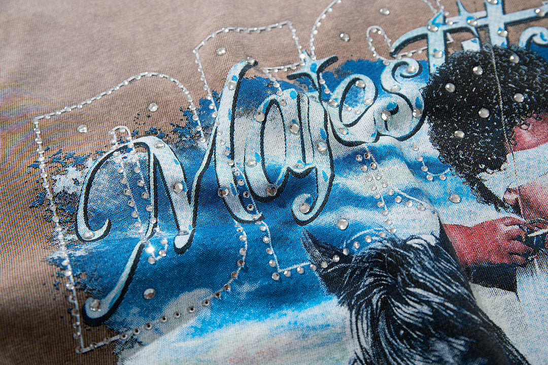 Majestik “Majestic Global” Vintage Wash Tee