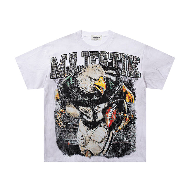 Majestik “Gridiron Eagle” Football Rhinestone Vintage Tee Hover Image
