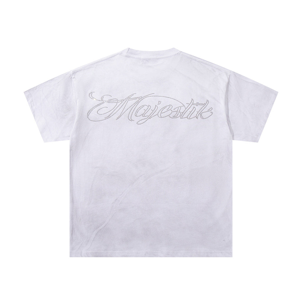 Majestik “Gridiron Eagle” Football Rhinestone Vintage Tee