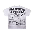 Majestik “Dystopian Liberty” Skull Rhinestone Vintage Tee