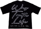 GLAZA GOD Crucifixion -Vol. 5-  T-Shirt Oversized-BLACK