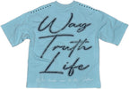GLAZA GOD Crucifixion -Vol. 7- T-Shirt Oversized-BLUE