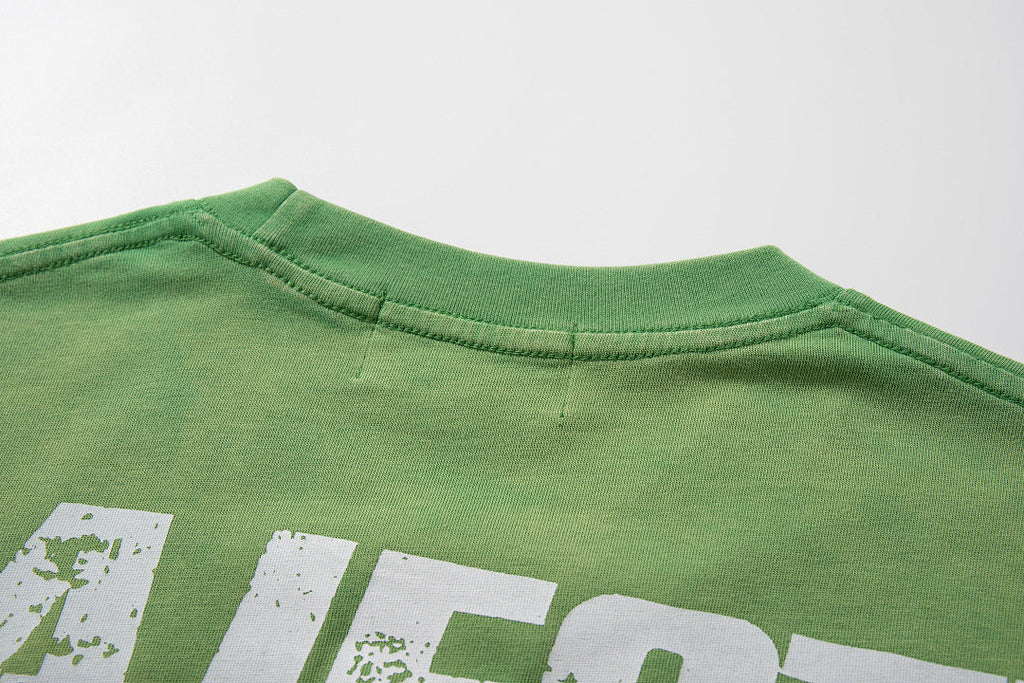 Majestik “Luxury Culture” Yacht Vintage Tee（Green）