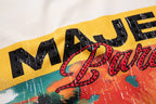 Majestik “Paradise” Supercar Vintage Tee（Off-White / Cream）