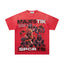 Majestik “Football Bears” Sports Vintage Tee（Red）
