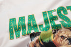Majestik “Sports Division” Football Bulldogs Vintage Tee（Off-White / Cream）