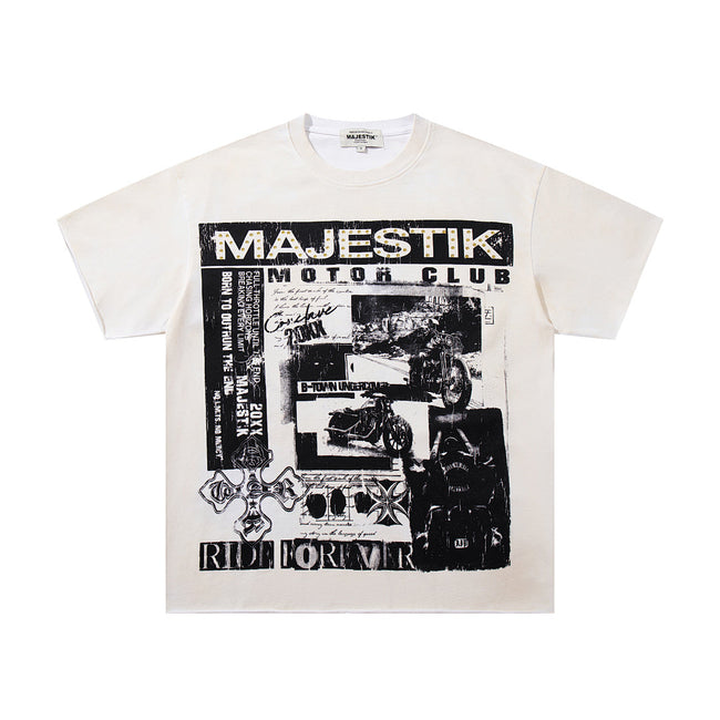 Majestik “Motor Club” Ride Forever Vintage Tee Hover Image