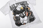Majestik “Gridiron Eagle” Vintage White Tee