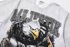 Majestik “Gridiron Eagle” Vintage White Tee