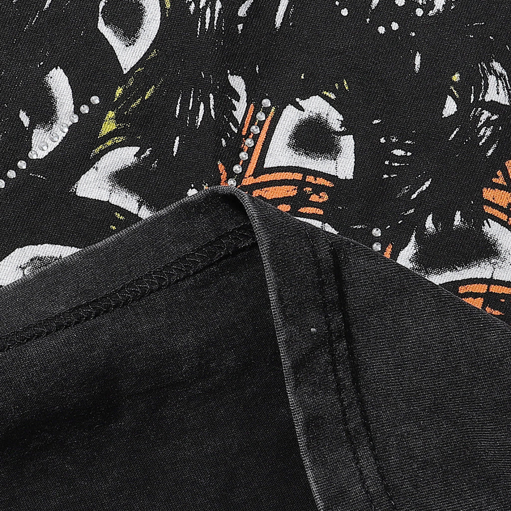 Majestik “Spiderweb” Dark Aesthetic Vintage Tee