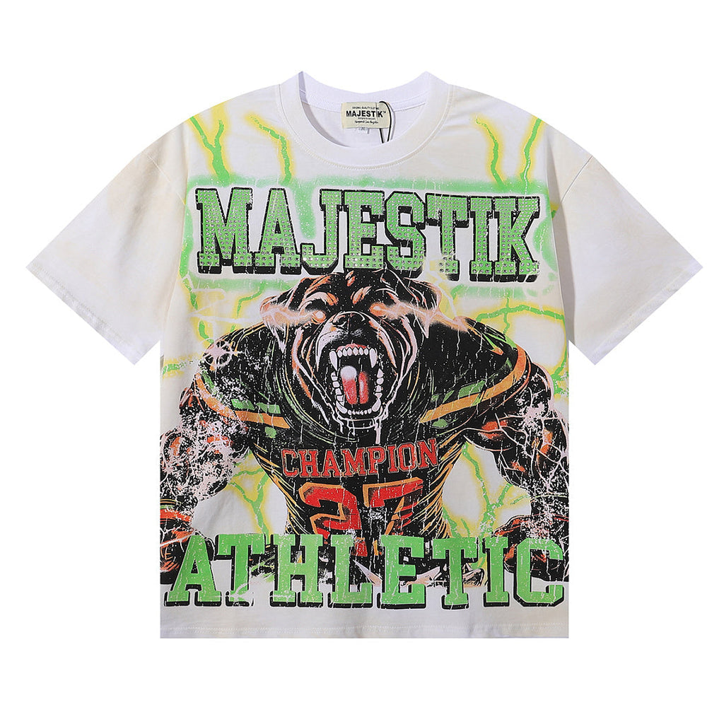 Majestik “Gridiron Champion” Bulldog Vintage Tee