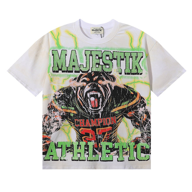 Majestik “Gridiron Champion” Bulldog Vintage Tee Hover Image