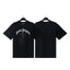 Palm Angels Black Back Gothic Skull Tee