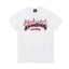 Thrasher Pink Flame Logo White Unisex Casual Short‑Sleeve T‑Shirt