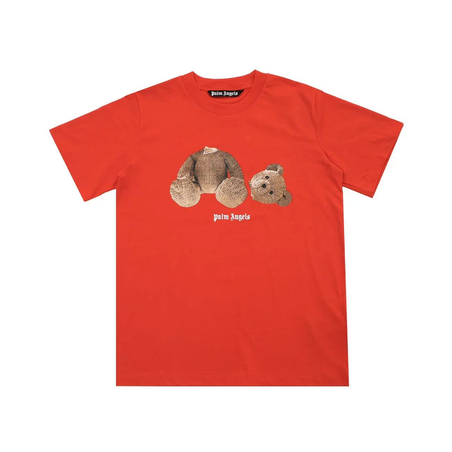 Palm Angel Red Broken Bear Graphic Tee Hover Image