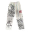 Vale Forever Leopard & Vintage Wash Full-Zip Sweatpants white
