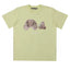 Palm Angel Light Green Broken Bear Graphic Tee