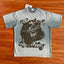 SAINT VANITY Washed Antique Portrait Print Casual Short-Sleeved T-Shirt