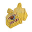Vale Forever Valley Dreams Sun & Wave Graphic Vintage Wash Full-Zip Hoodie yellow