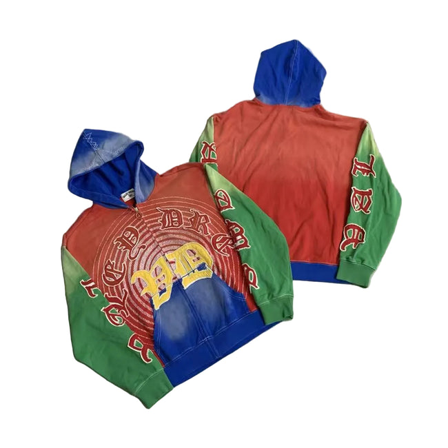 Vale Forever Vale Dreams Gothic Spiral Vintage Full-Zip Hoodie Hover Image