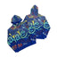 Vale Forever All-Over Vale Graffiti Print Vintage Wash Full-Zip Hoodie blue