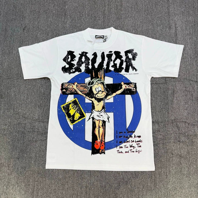 SAINT VANITY Hellstar Creative Style Cartoon Cross-Style T-Shirt Hover Image