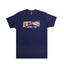 Thrasher 40th Anniversary Special Edition Multi-Color Graphic Navy Blue T-Shirt