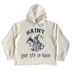 SAINT VANITY  American-style casual hooded loose-fitting hoodie