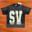 SAINT VANITY Simple Letterprint Casual T-shirt