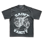 SAINT VANITY ins Same Style Letter Printed Casual Short Sleeve T-shirt