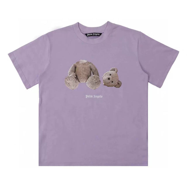 Palm Angel Purple Broken Bear Graphic Tee Hover Image