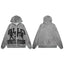 Vale Forever Valley Sport Division Vintage Wash Full-Zip Hoodie grey
