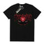 Thrasher Red‑Black Eye Flame Graphic Black Unisex Street‑wear Short‑Sleeve T‑Shirt