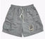 SAINT VANITY Button Embroidered Patchwork Casual Shorts
