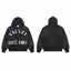 Vale Forever Valley Dreams Rhinestone & Applique Vintage Wash Full-Zip Hoodie black