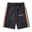 Palm Angels Black Rainbow Side Stripe Shorts Unisex Streetwear Sports Shorts