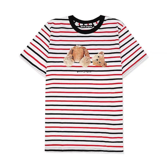 Palm Angel Striped Broken Bear Graphic Tee Hover Image