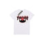 Thrasher Red‑Black Eye Flame Graphic White Special‑Edition Unisex T‑Shirt