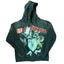 Vale Forever Valley Dreams Crest & Shield Graphic Vintage Wash Full-Zip Hoodie