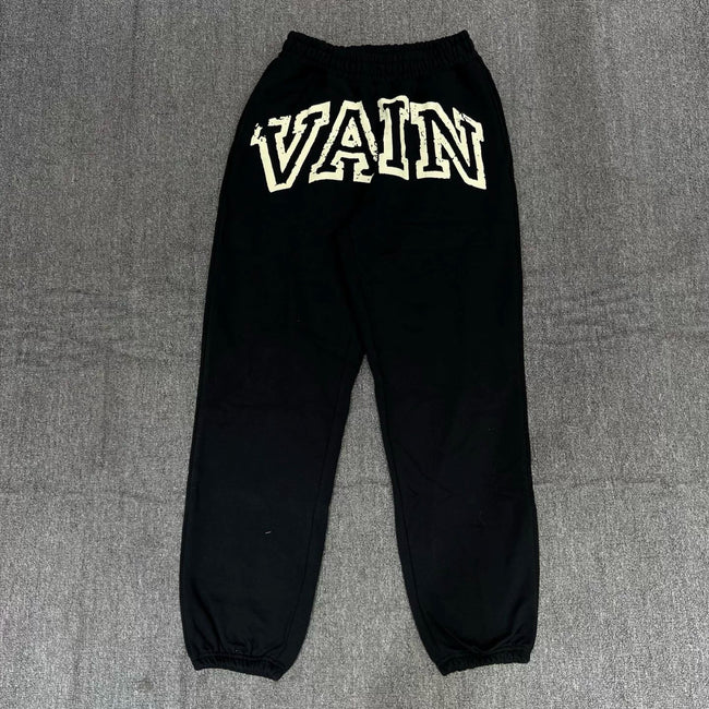 SAINT VANITY Pants - Letterprint American Casual Long Pants Hover Image
