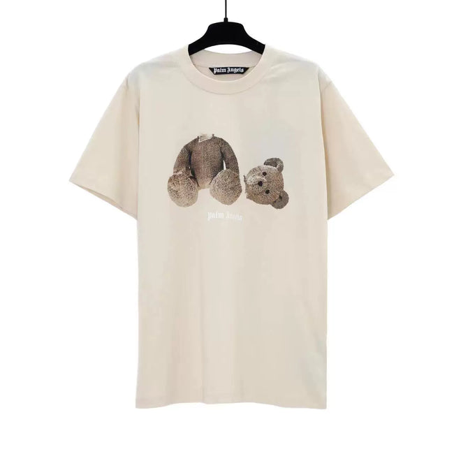 Palm Angel Cream Broken Bear Print Tee Hover Image