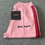 Palm Angels Pink Red Stripe Track Pants Unisex