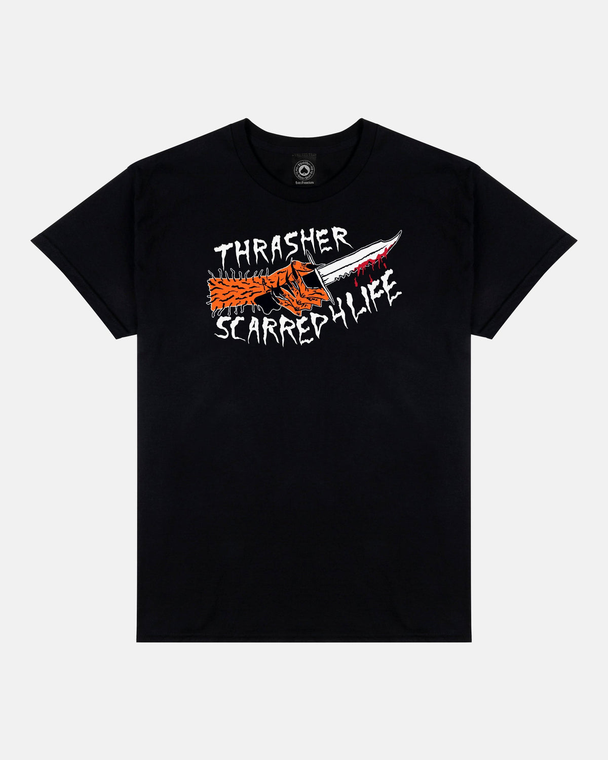 Thrasher SCARRED - TSHIRT - BLACK