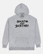 Thrasher SKATE AND DESTROY - HOODIE - GREY