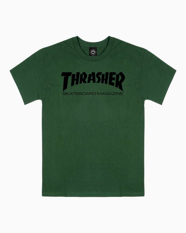 Thrasher SKATE MAG - TSHIRT - ARMY GREEN Hover Image