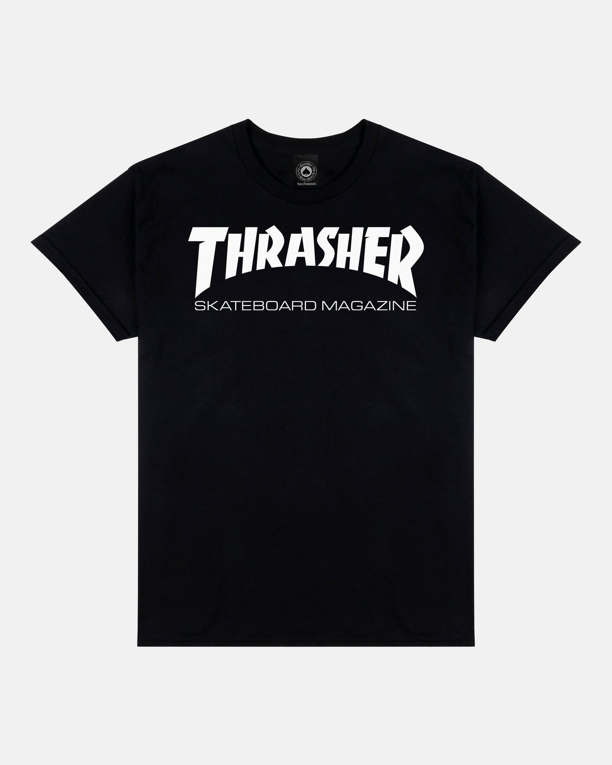 Thrasher SKATE MAG - TSHIRT - BLACK