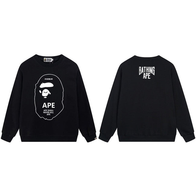 BAPE Ape Head Logo Graphic Crewneck Sweatshirt Hover Image