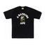 BAPE 1st Camo College Tee Black/Yellow